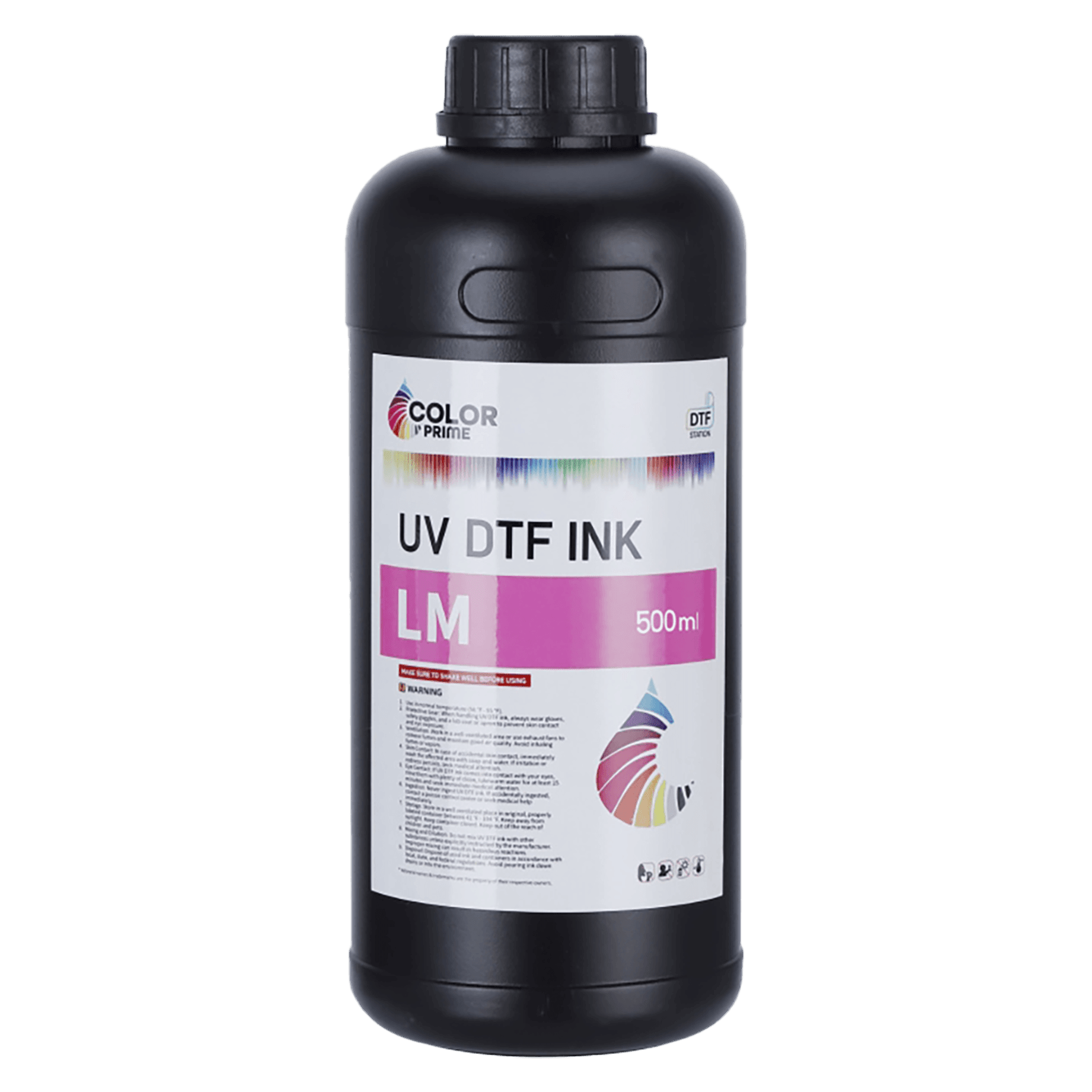 DTF Station Light Magenta Color Prime UV DTF Ink, specialty colors for Aries 124, 1.0 kg