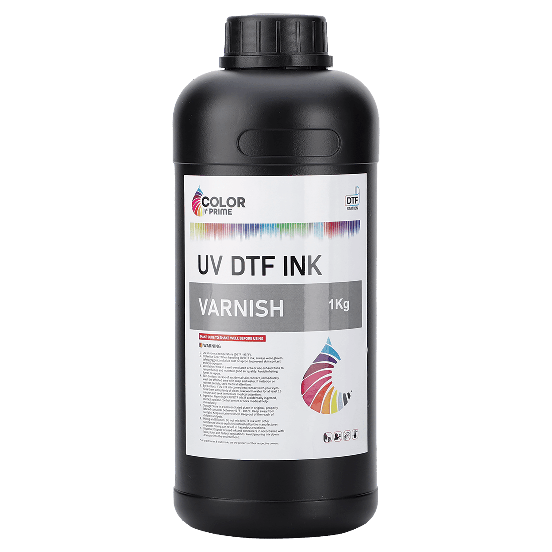 DTF Station Varnish Color Prime UV DTF Ink Cartridge, 1.0 kg