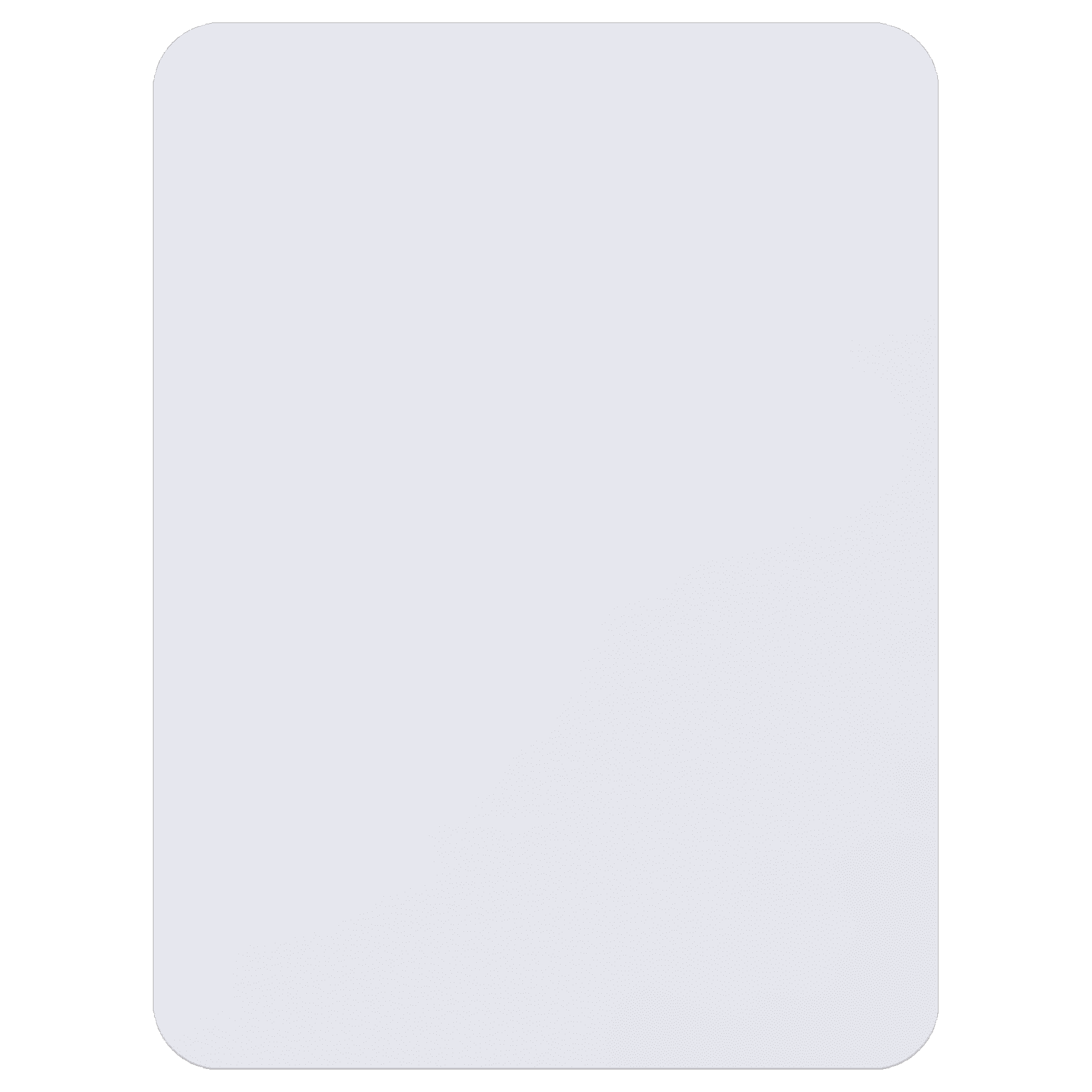 18" x 24" Ultra White Aluminum Sign Blank, 1 1/2" Radius Corners, 0.080"   Thick