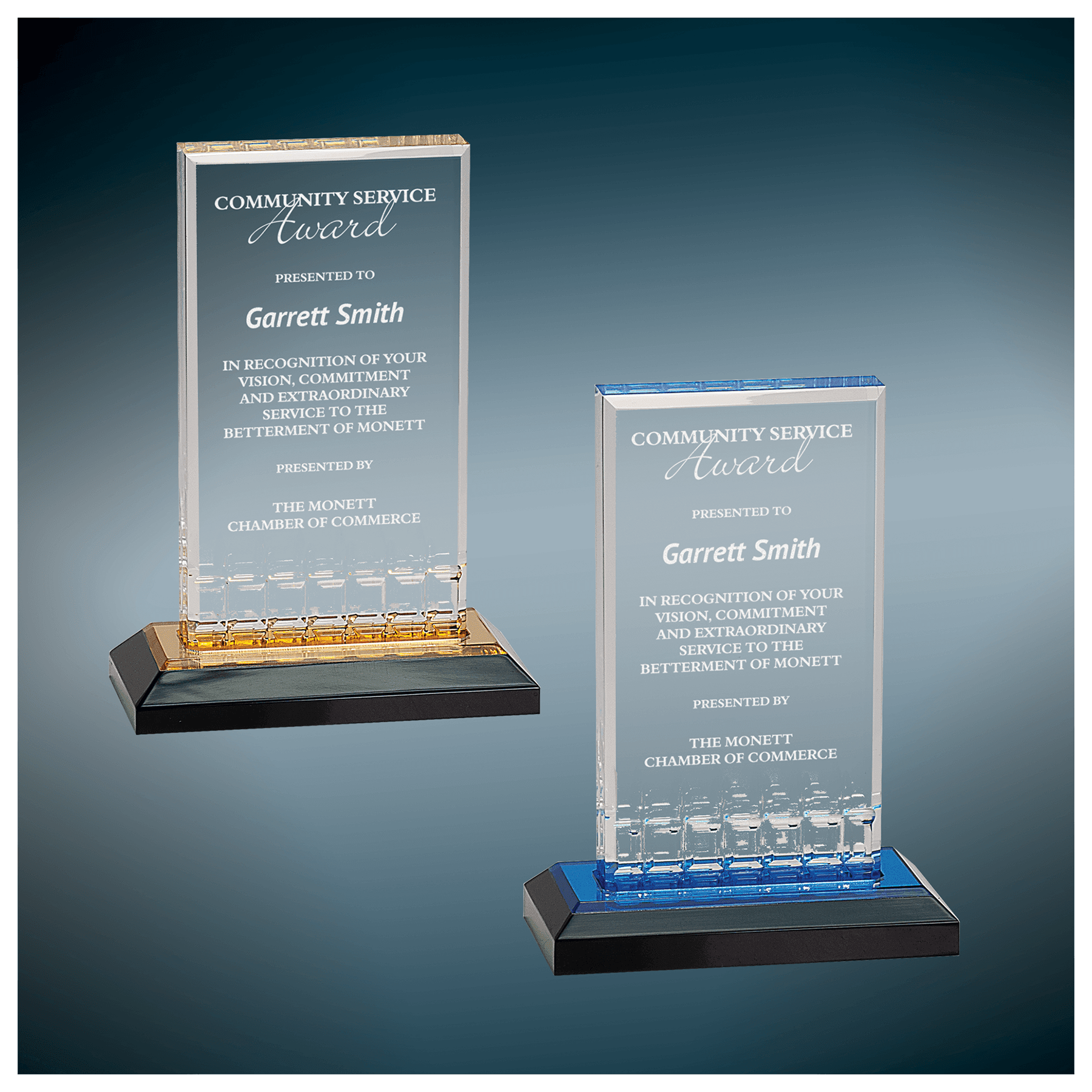 7" Mirage Impress Acrylic Blank Sample Set