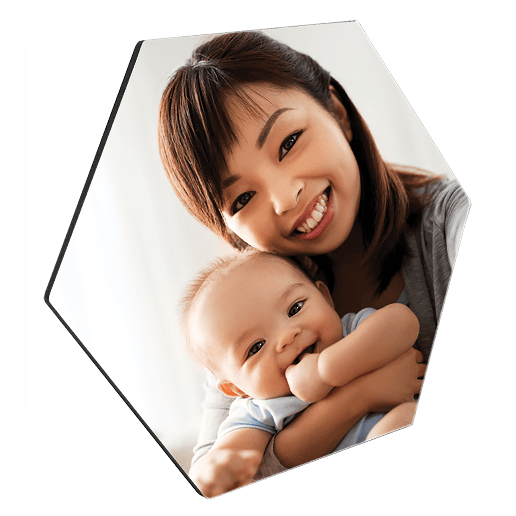 8" x 9" Hexagon Wall Tile with Adhesive (Includes ADH Mount)