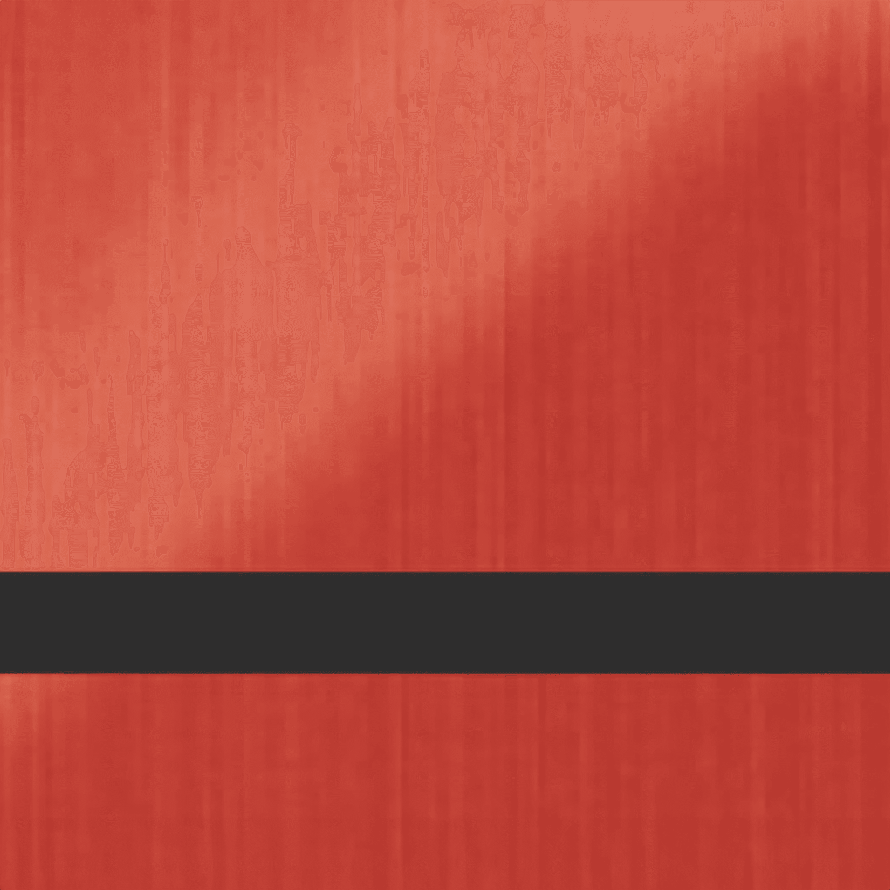 24X49 Duets Metallic Red/Black 1/16 Laser Indoor Metals - No Adhesive