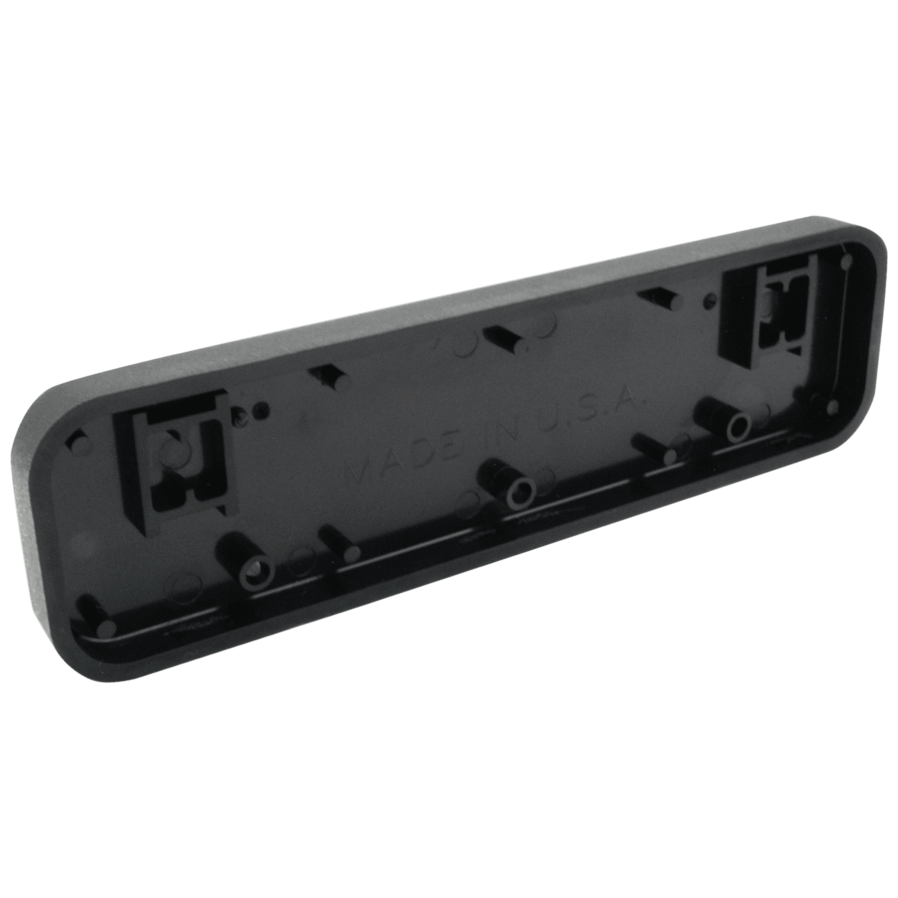 2" x 8", Black, Kota Pro Plastic Wall Frame, Rounded Corner