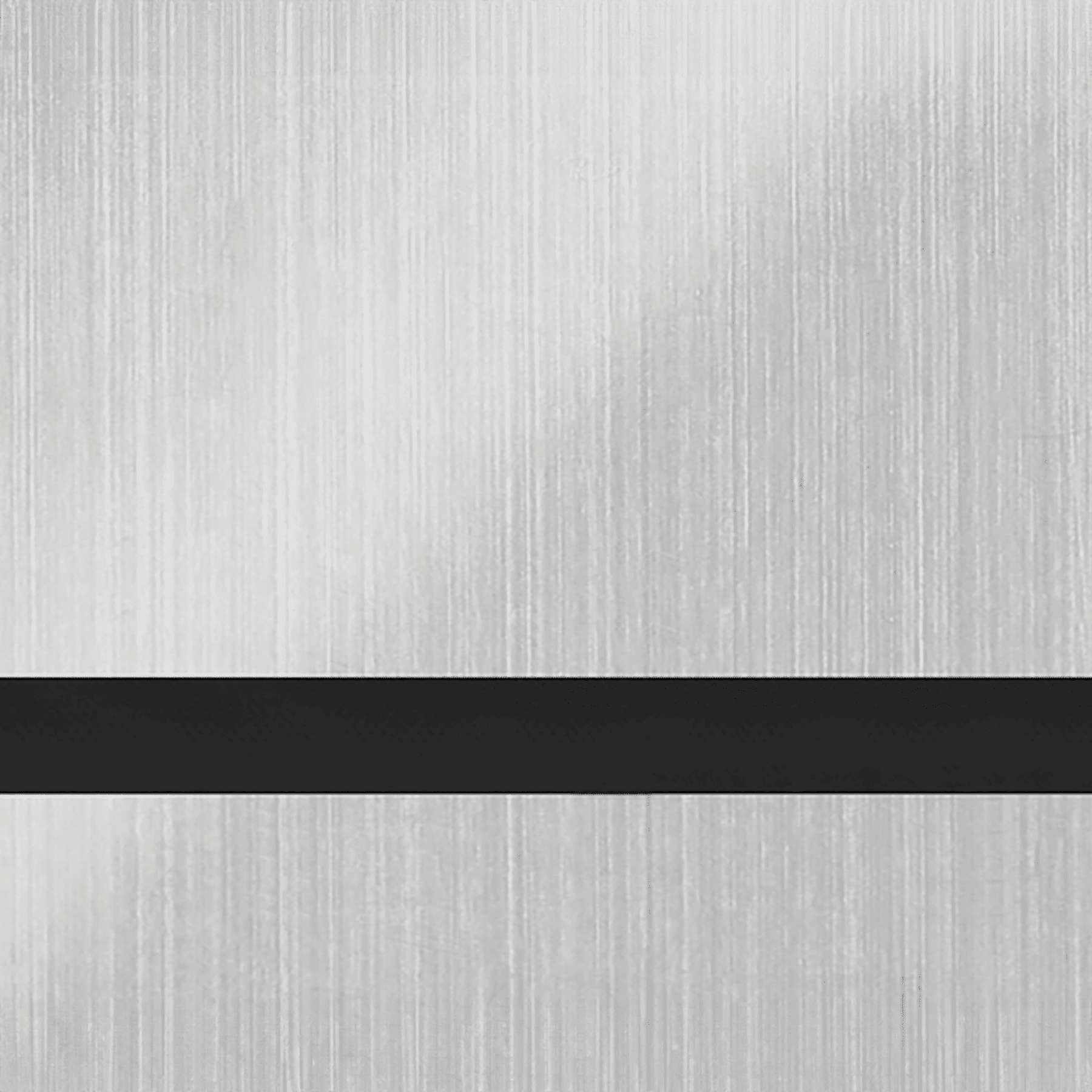 24X49 Duets Brushed Aluminum/Black 1/32 Laser Indoor Metals