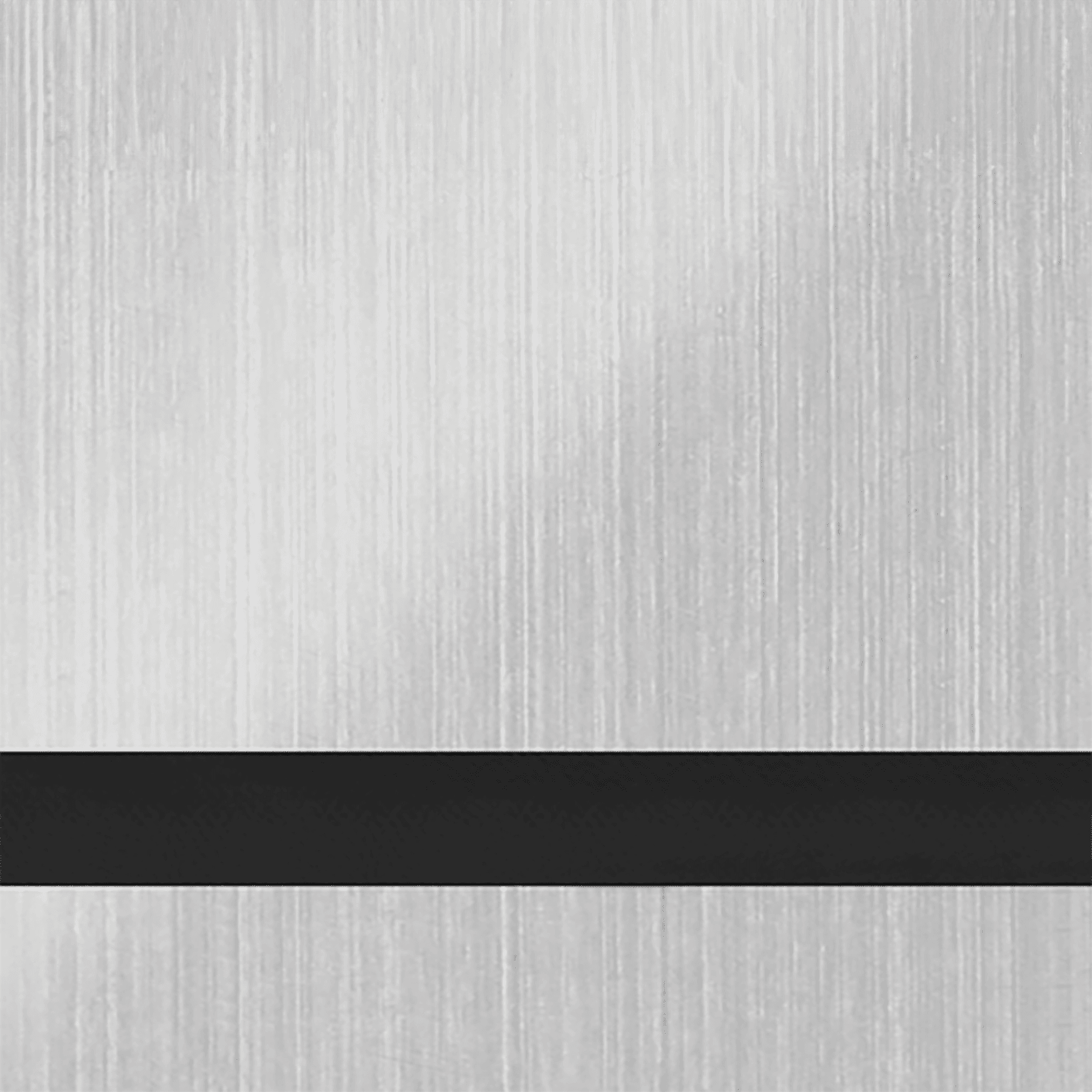 24X49 Duets Brushed Silver/Black 1/8 Laser Indoor Metals