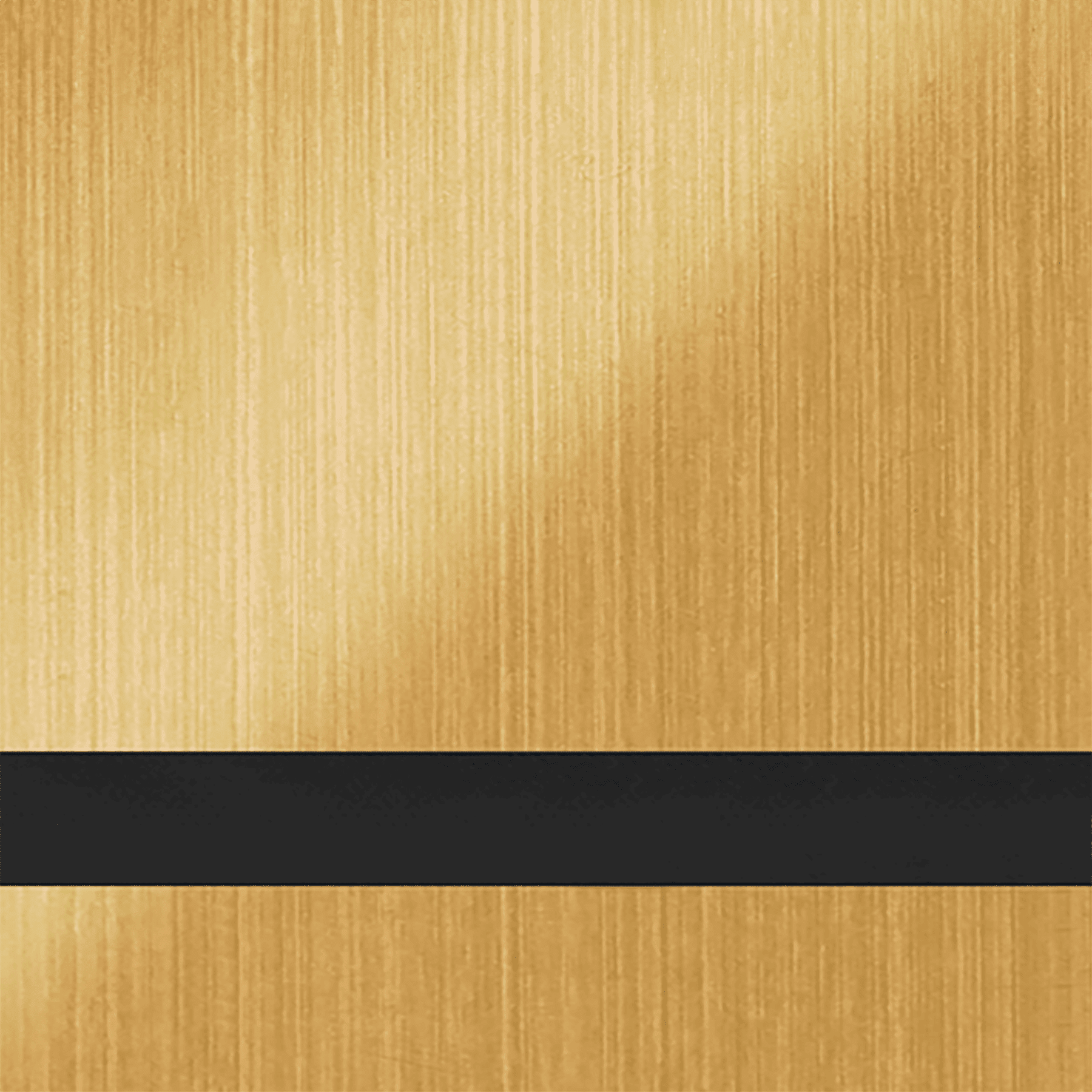 24X49 Duets Brushed Gold/Black 1/8 Laser Indoor Metals