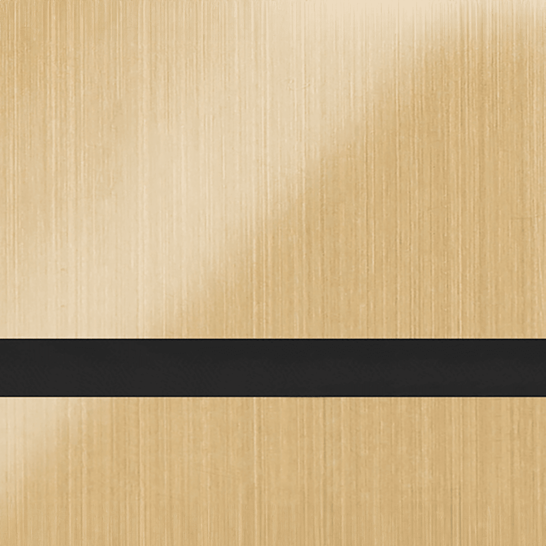 24X49 Duets Brushed Satin Gold/Black 1/32 Laser Indoor Metals