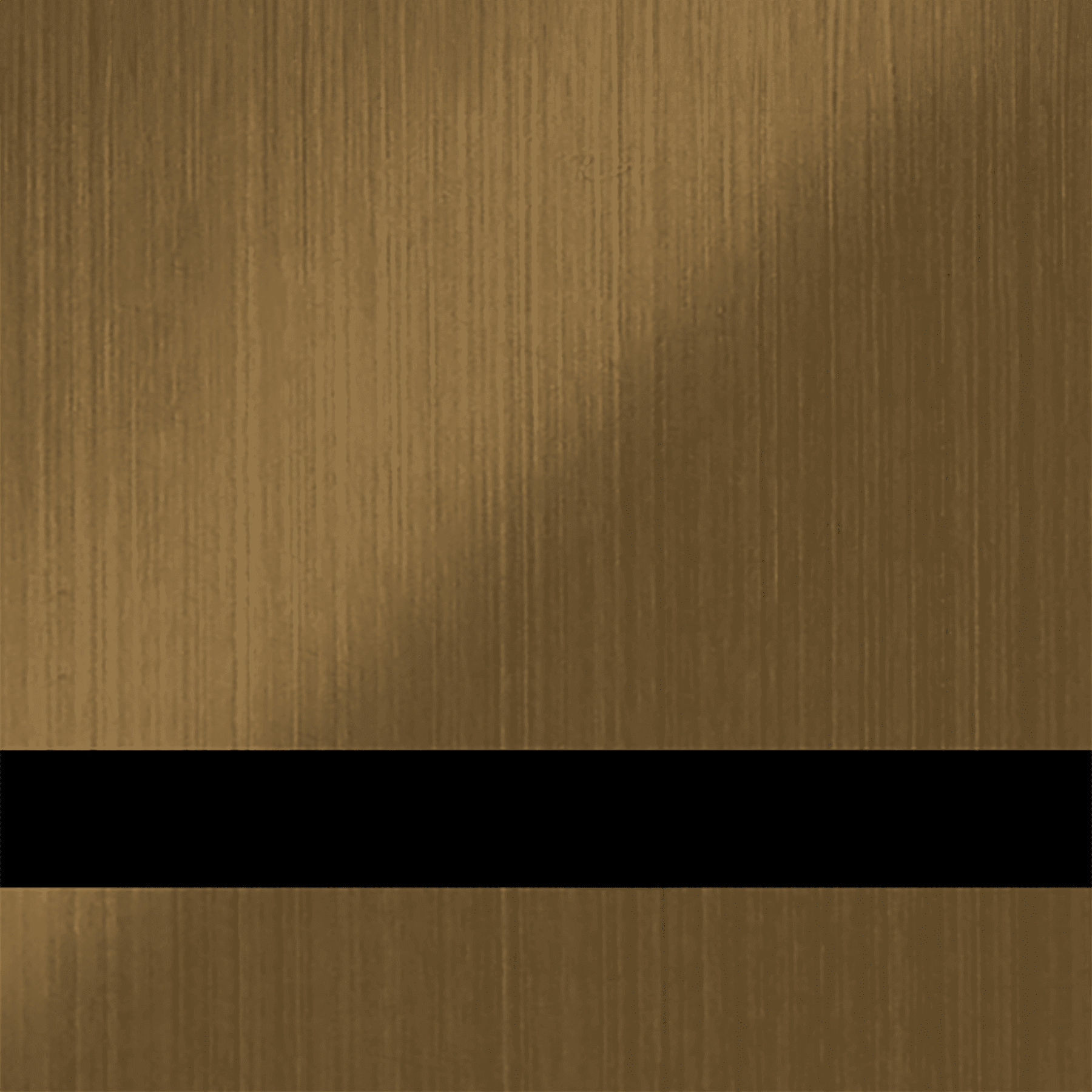 24X49 Duets Brushed Medium Bronze/Black 1/8 Laser Indoor Metals With Clear Guard