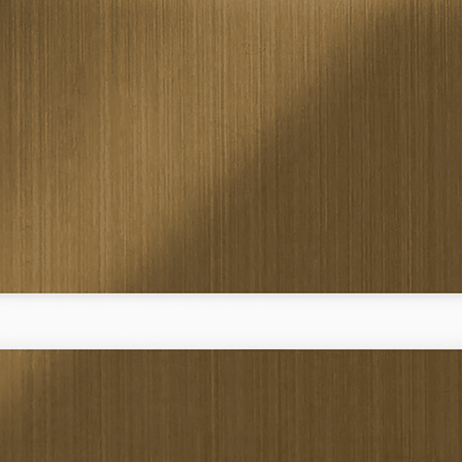 24X49 Duets Brushed Medium Bronze/White  1/16 Laser Indoor Metals With Clear Guard