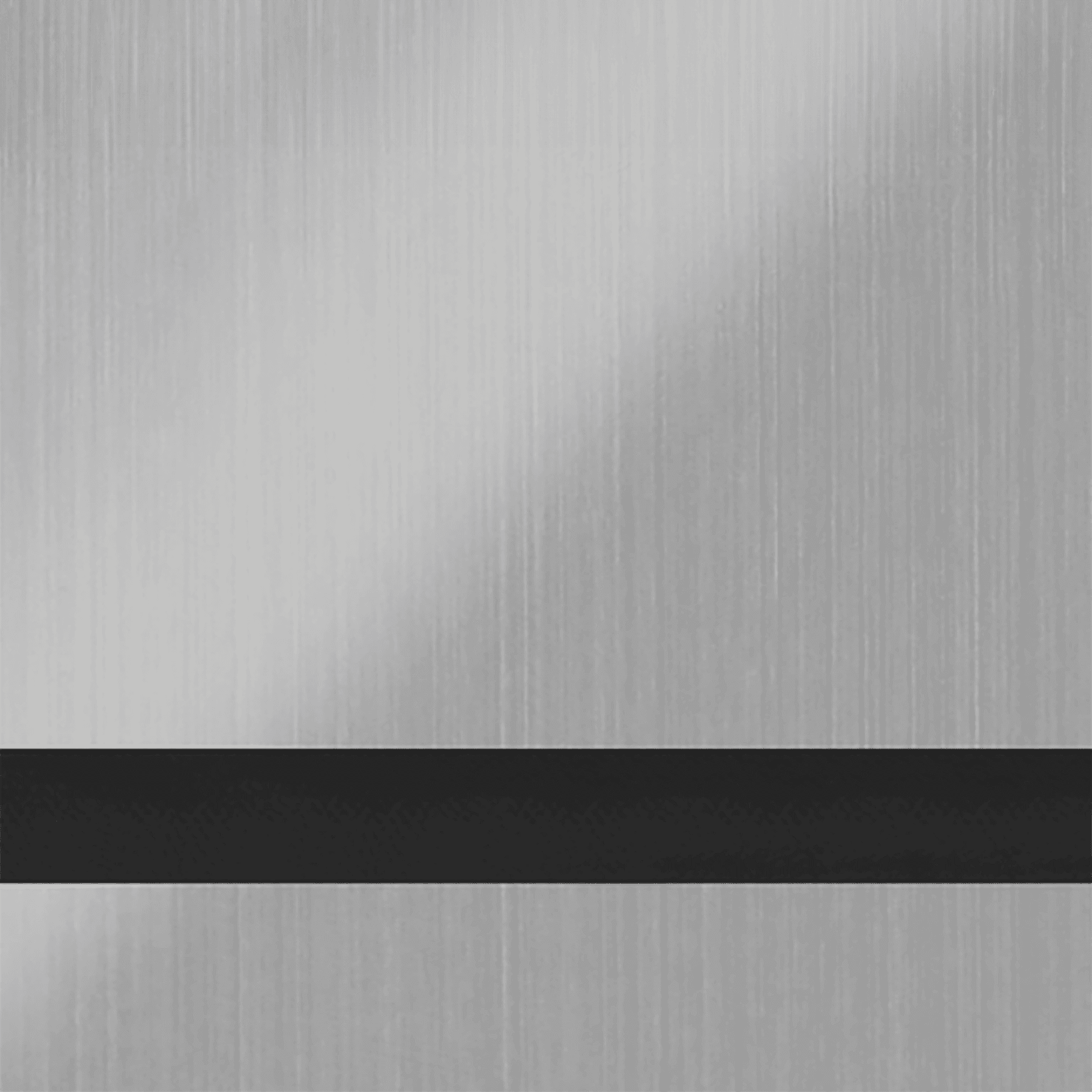 24X49 Duets Brushed Stainless/Black 1/8 Laser Xt Metals