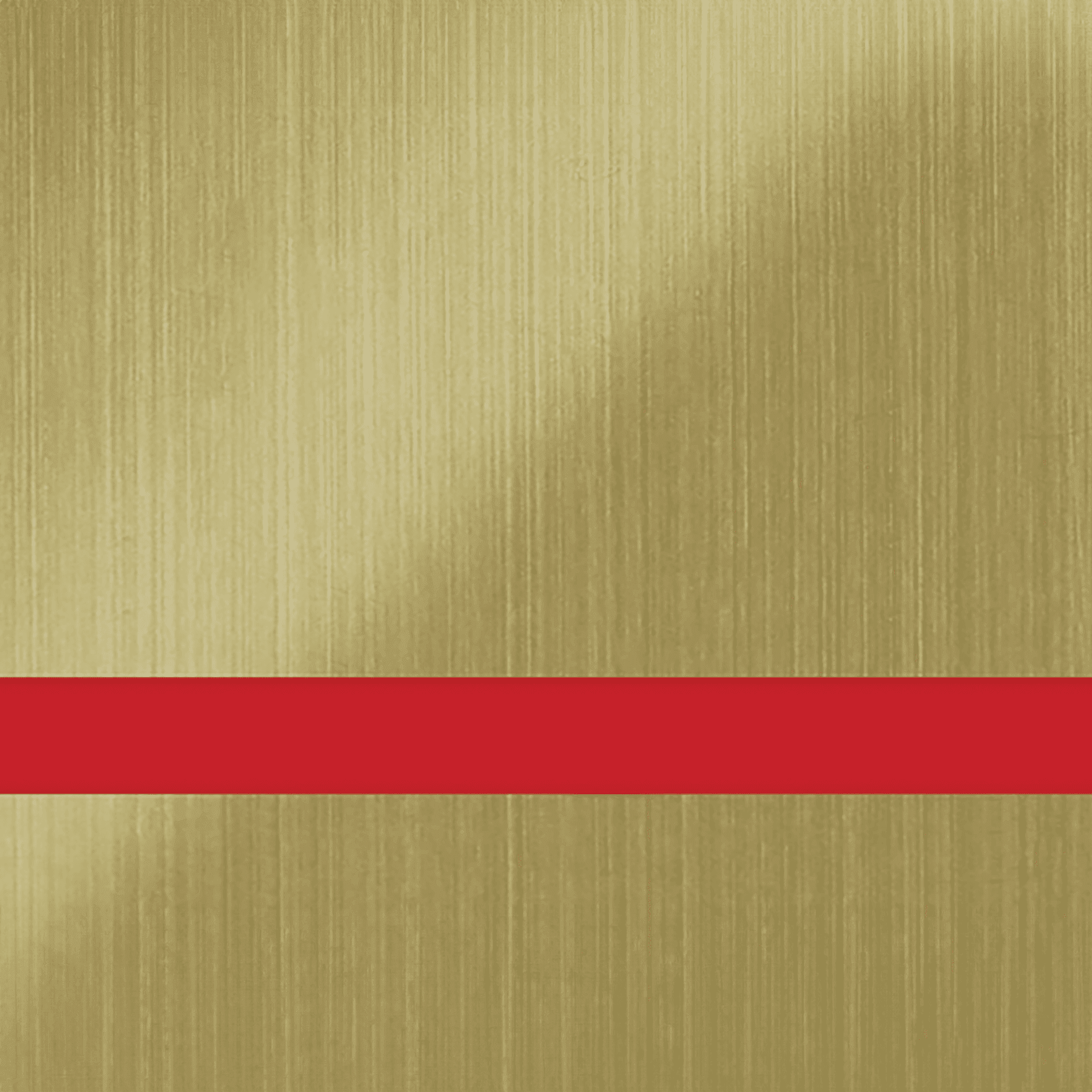 24X49 Duets Brushed Old Gold/Red 1/32-Laser Xt Metals No Adhesive