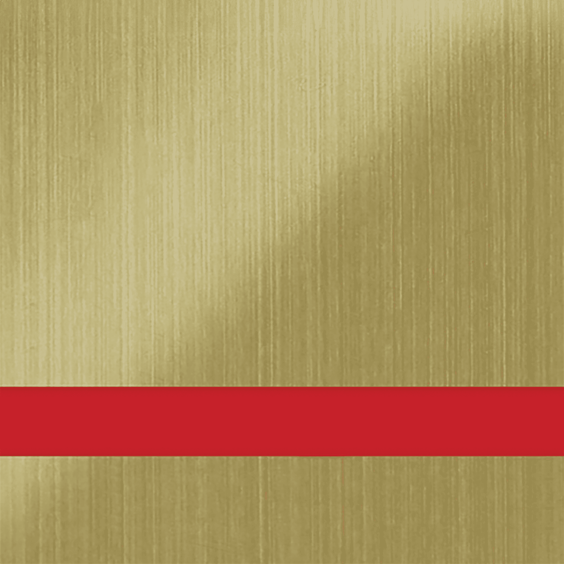 24X49 Duets Brushed Old Gold/Red 1/8 Laser Xt Metals