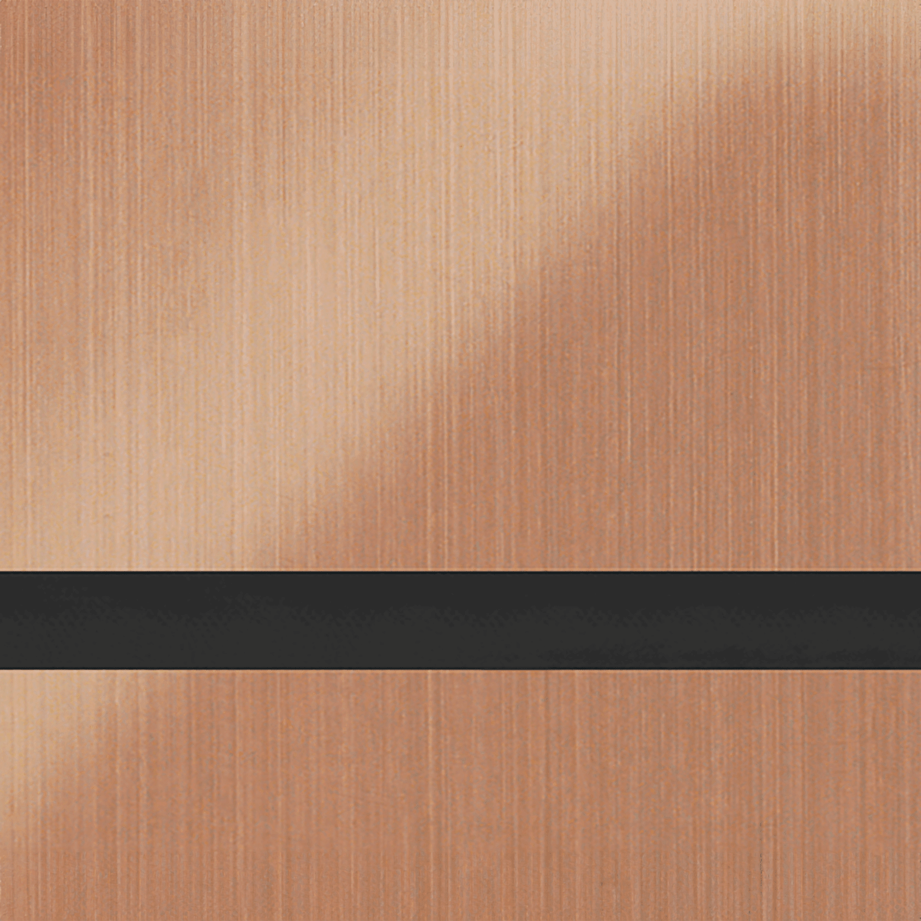 24X49 Duets Brushed Copper/Black 1/32- Laser Xt Metals No Adhesive