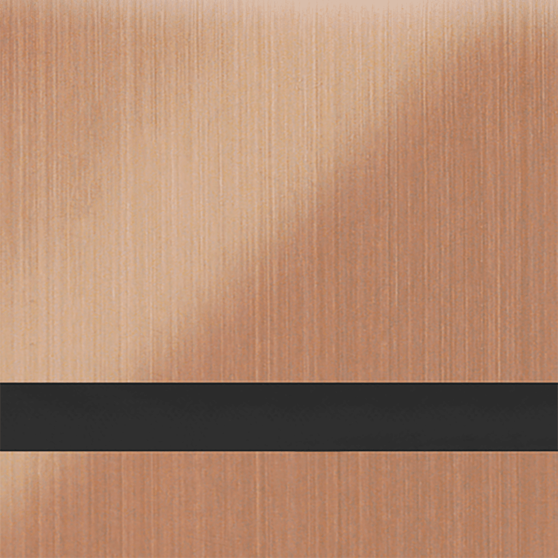 24X49 Duets Brushed Copper/Black 1/8 Laser Xt Metals