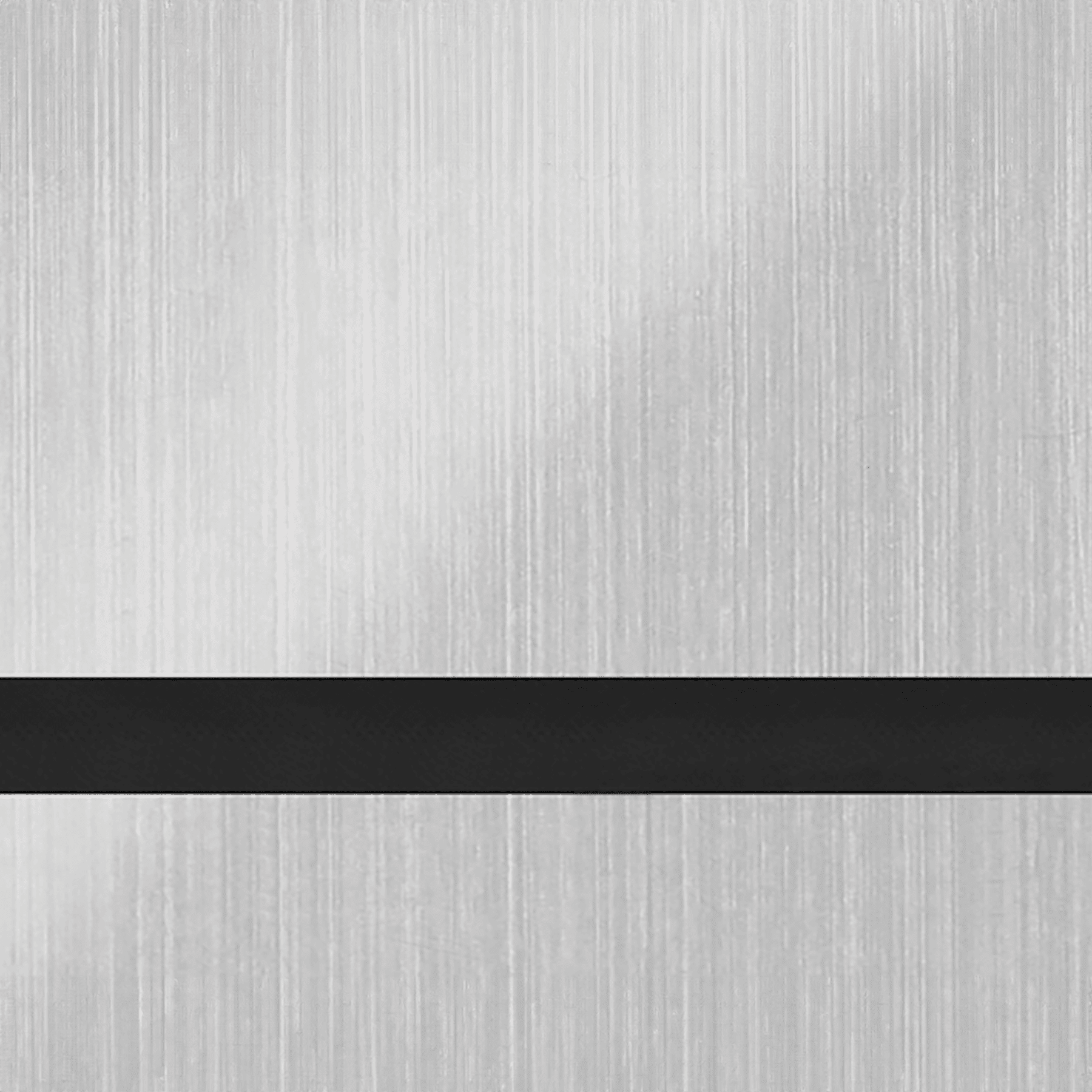 24X49 Duets Brushed Silver/Black 1/16 Rotary Metals  With Clear Guard