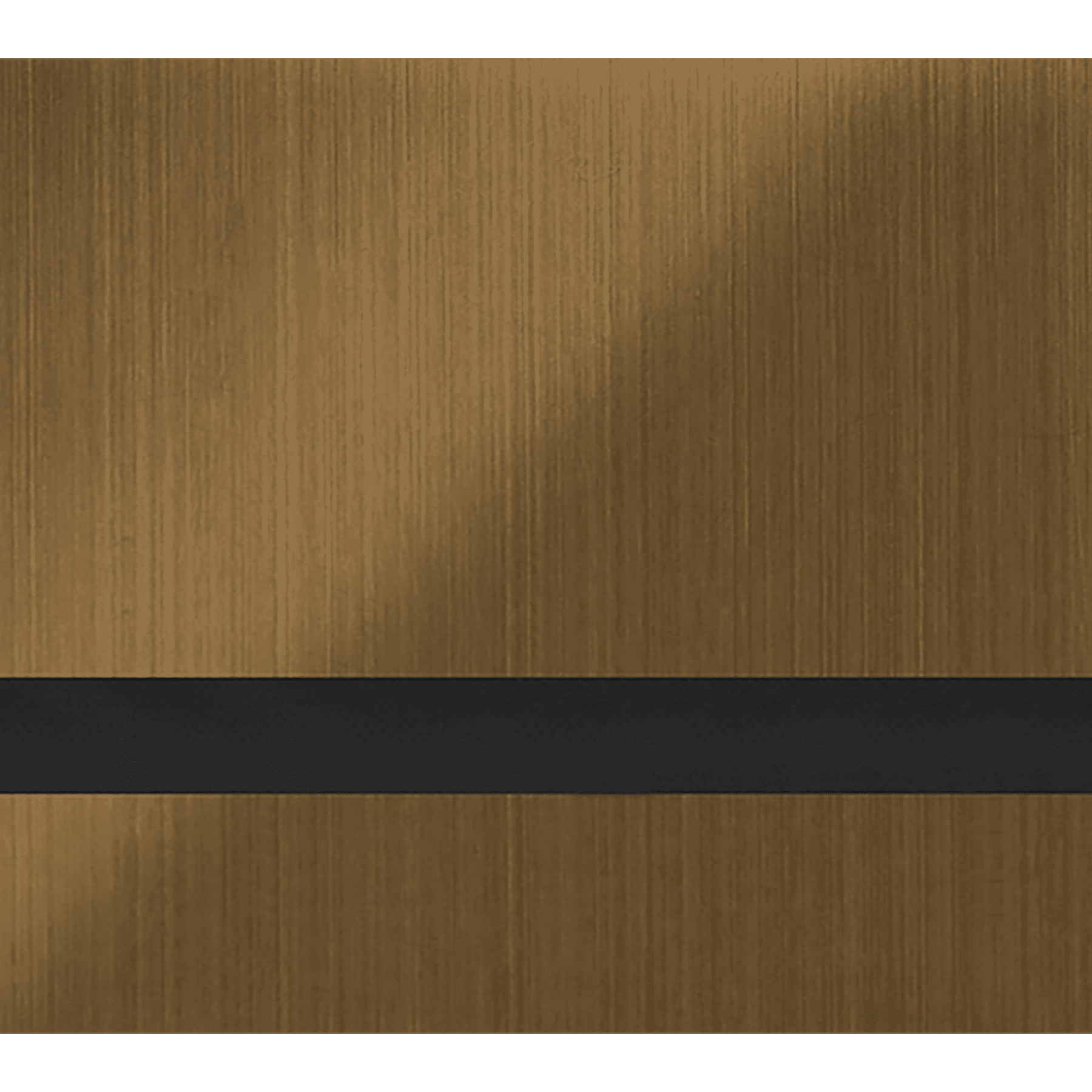 24X49 Duets Brushed Medium Bronze/Black 1/16 Rotary Metals With Clear Guard