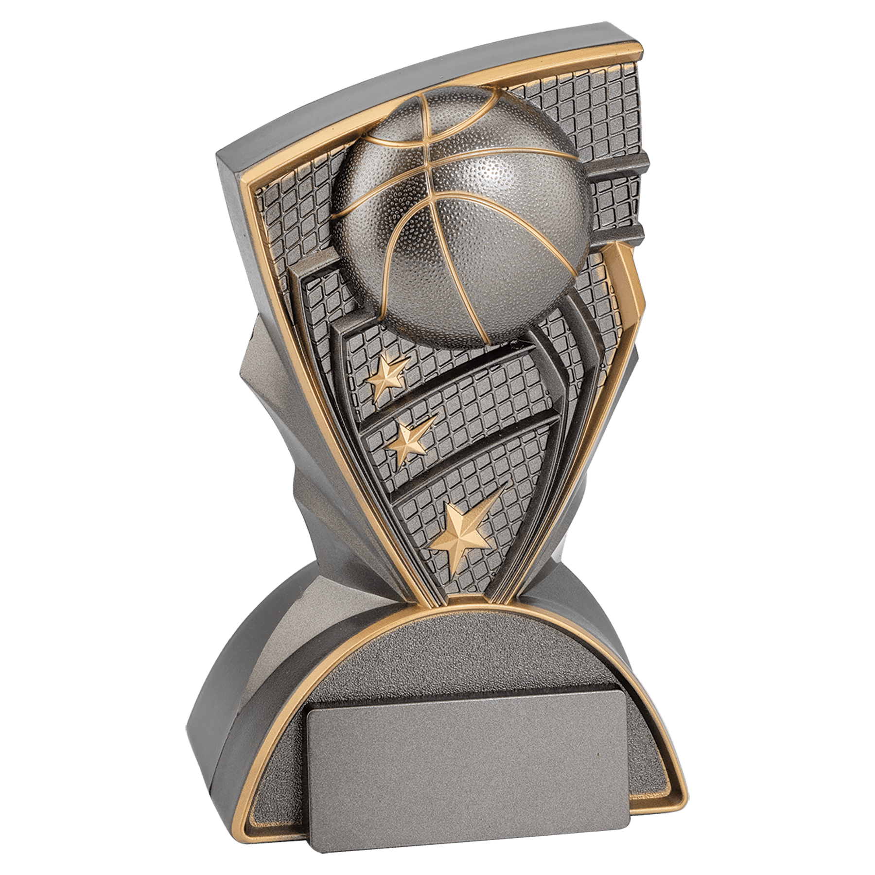 6 1/2" Basketball Graphite Award