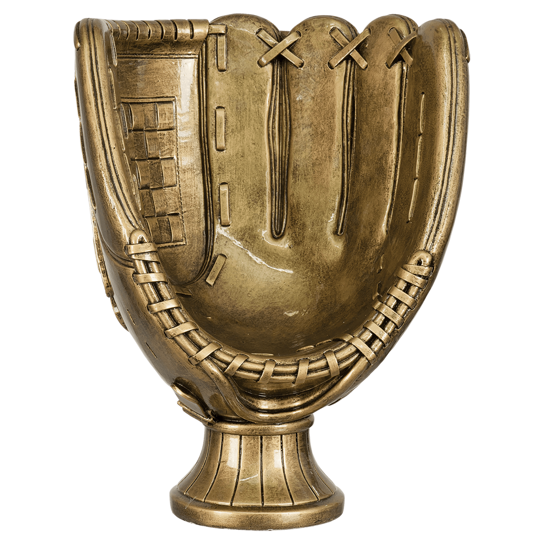 10 3/4" Antique Gold Baseball/Softball Glove Resin