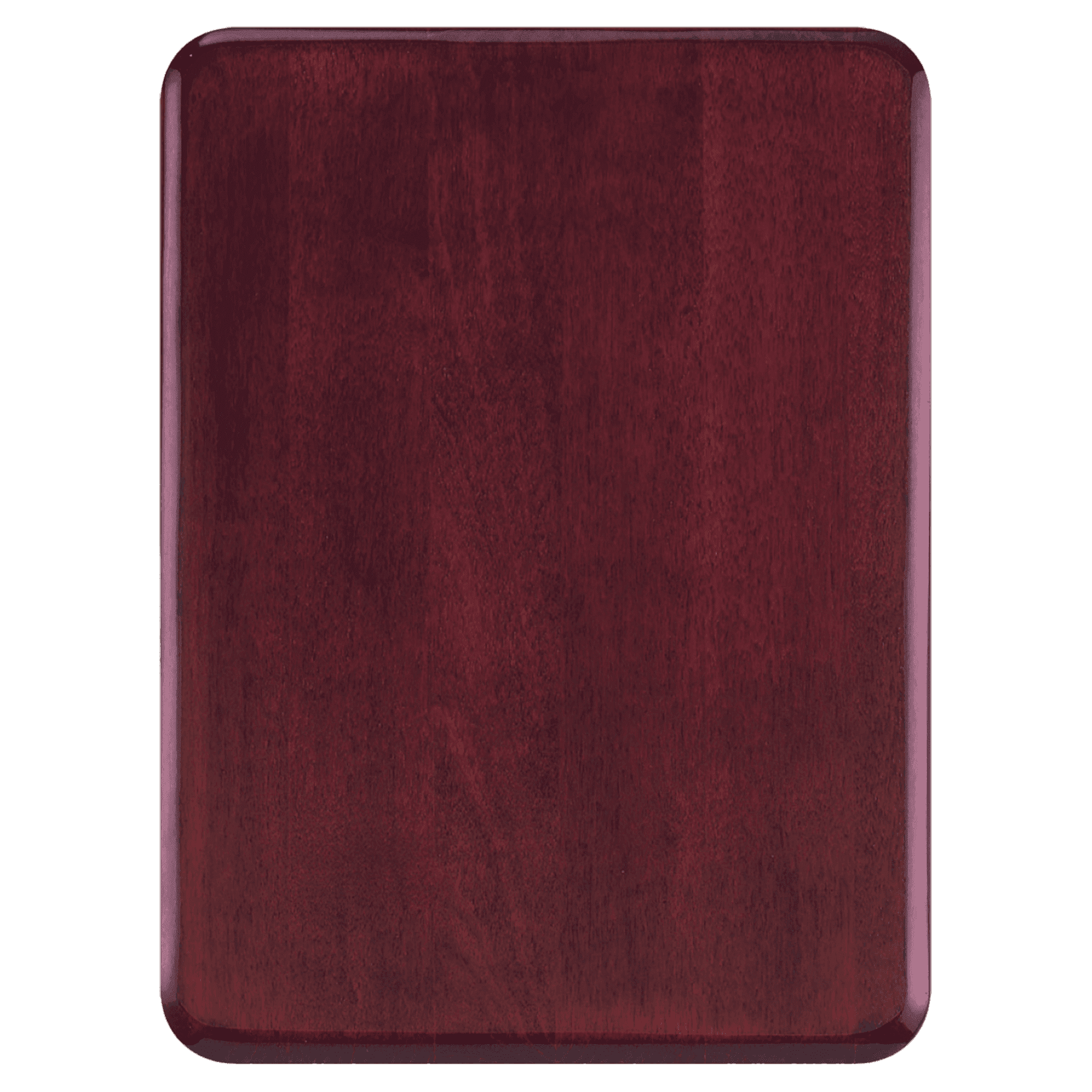 22" x 30" Airflyte Premium Rosewood Piano Finish Plaque with Round Corners