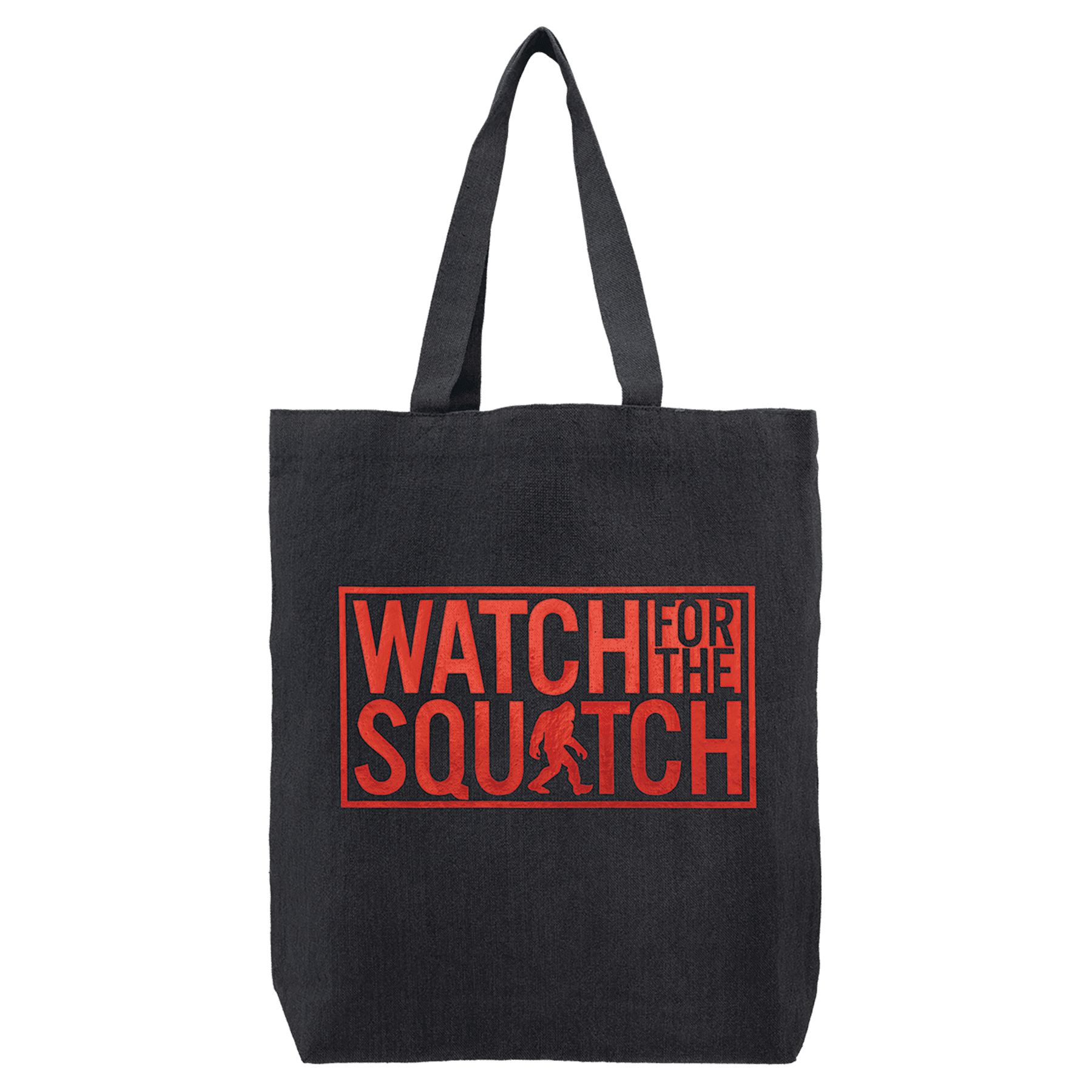 Black Cotton Canvas Tote with 3" Gusset, 15" x 16" x 3"