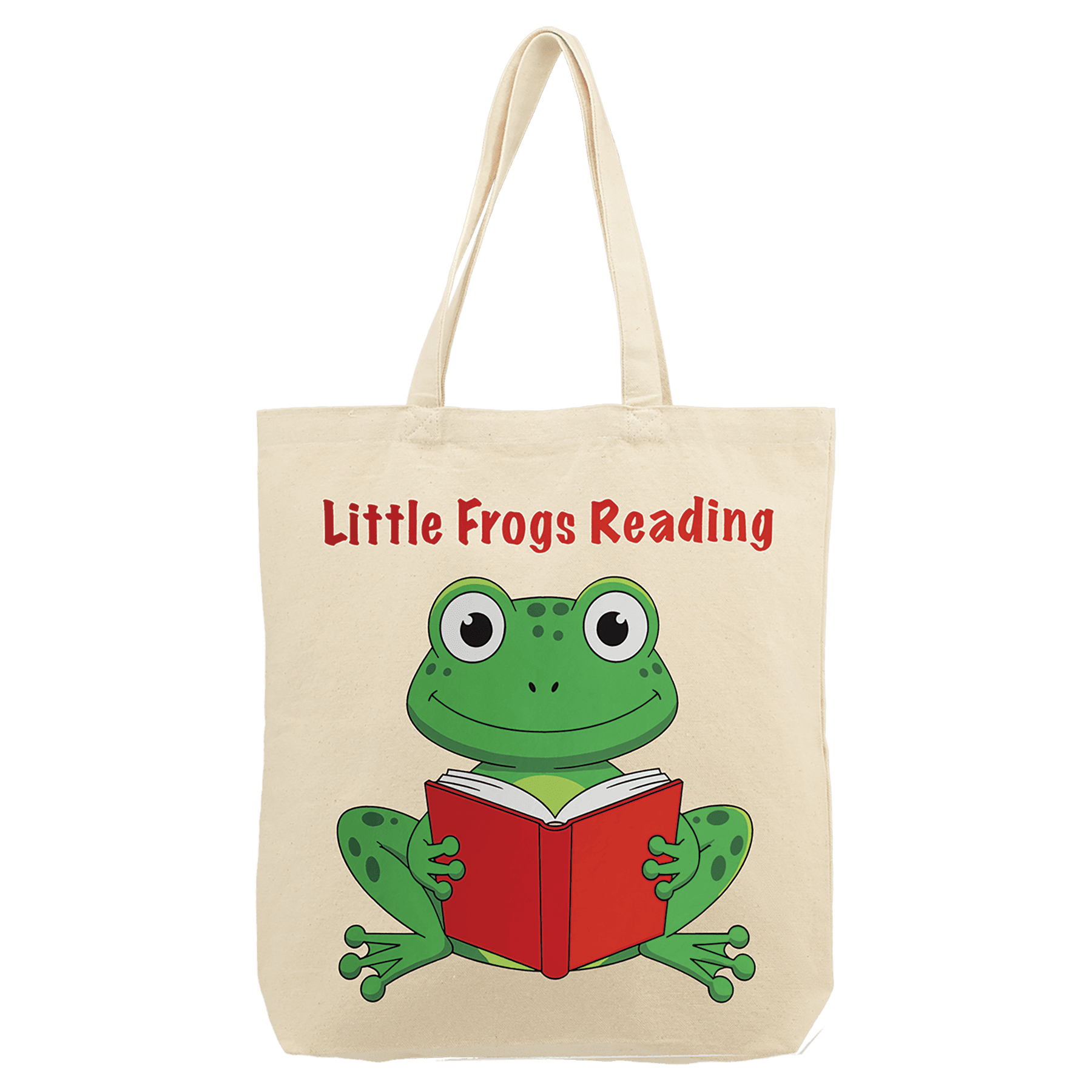 Natural Cotton Canvas Tote with 3" Gusset, 15" x 16" x 3"