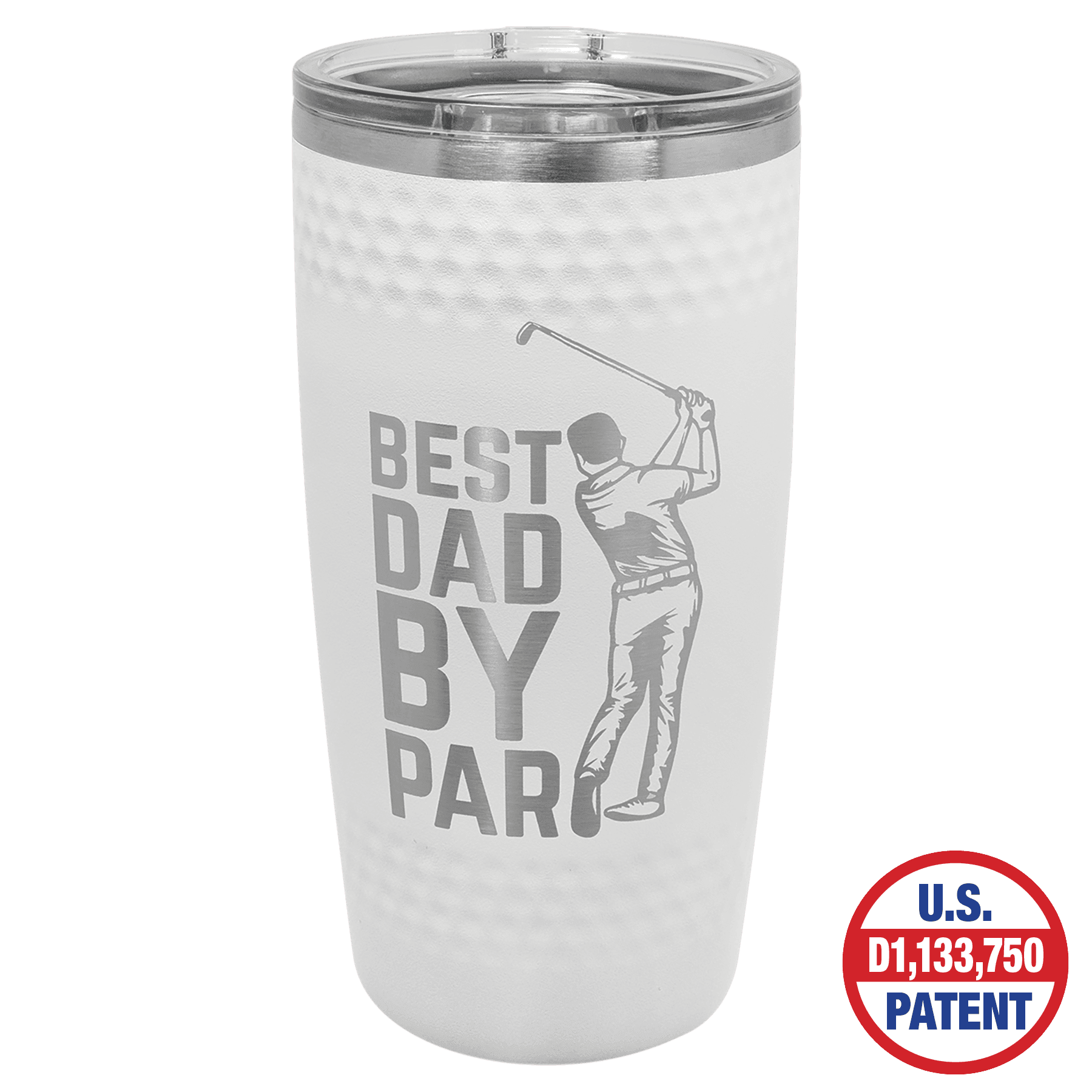 20 OZ WHITE GOLF TUMBLER