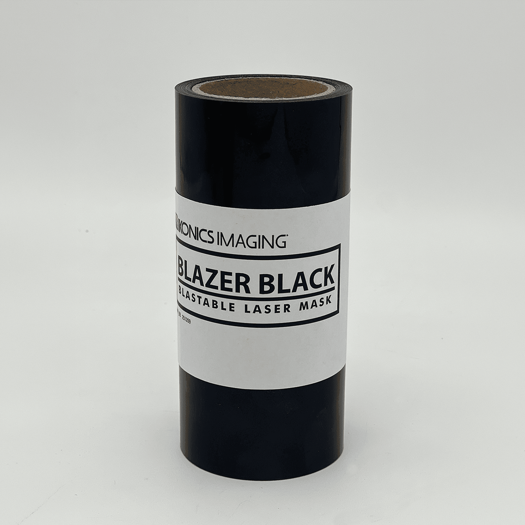 6" x 25' Roll Laser Black Laser Tape