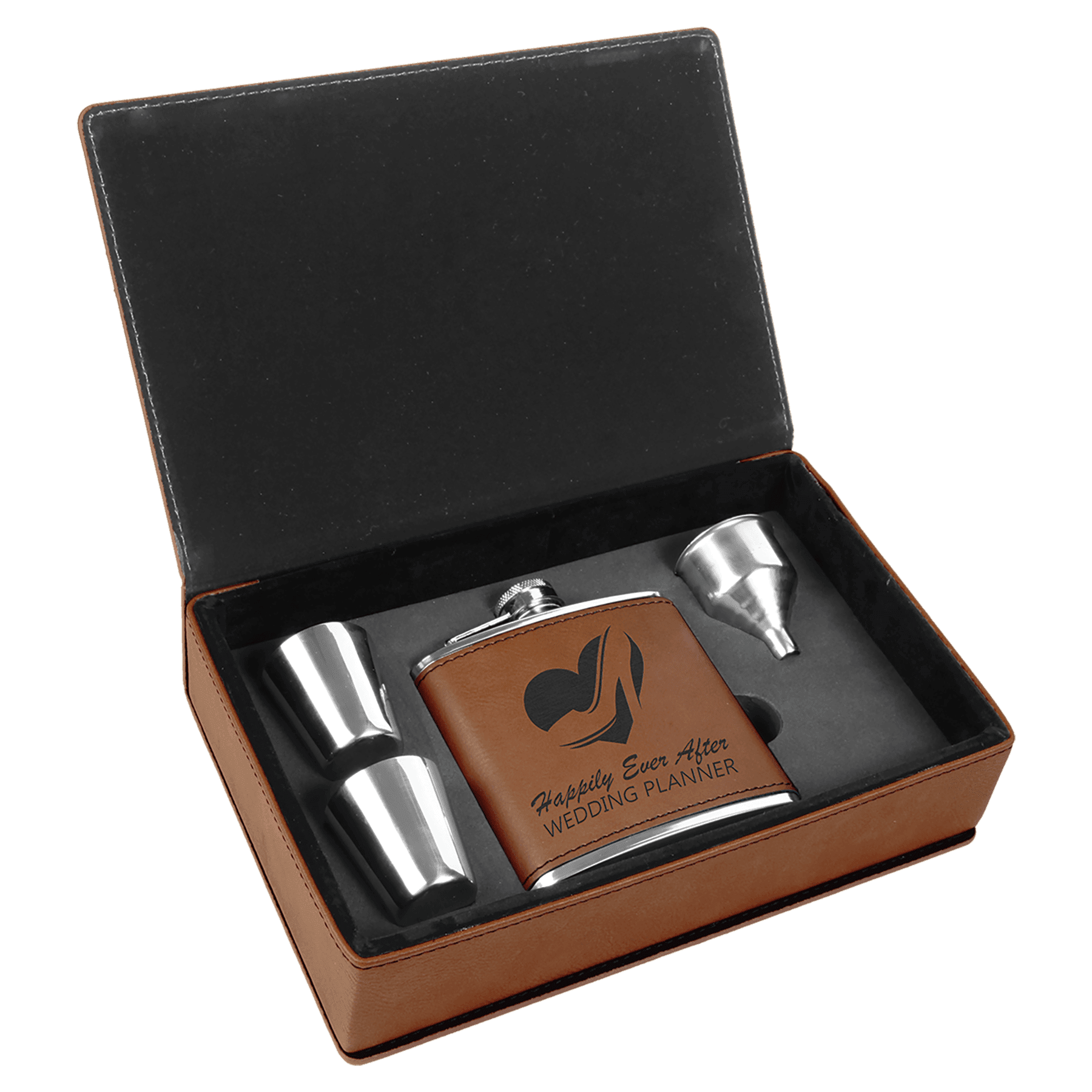 RAWHIDE FLASK GIFT SET