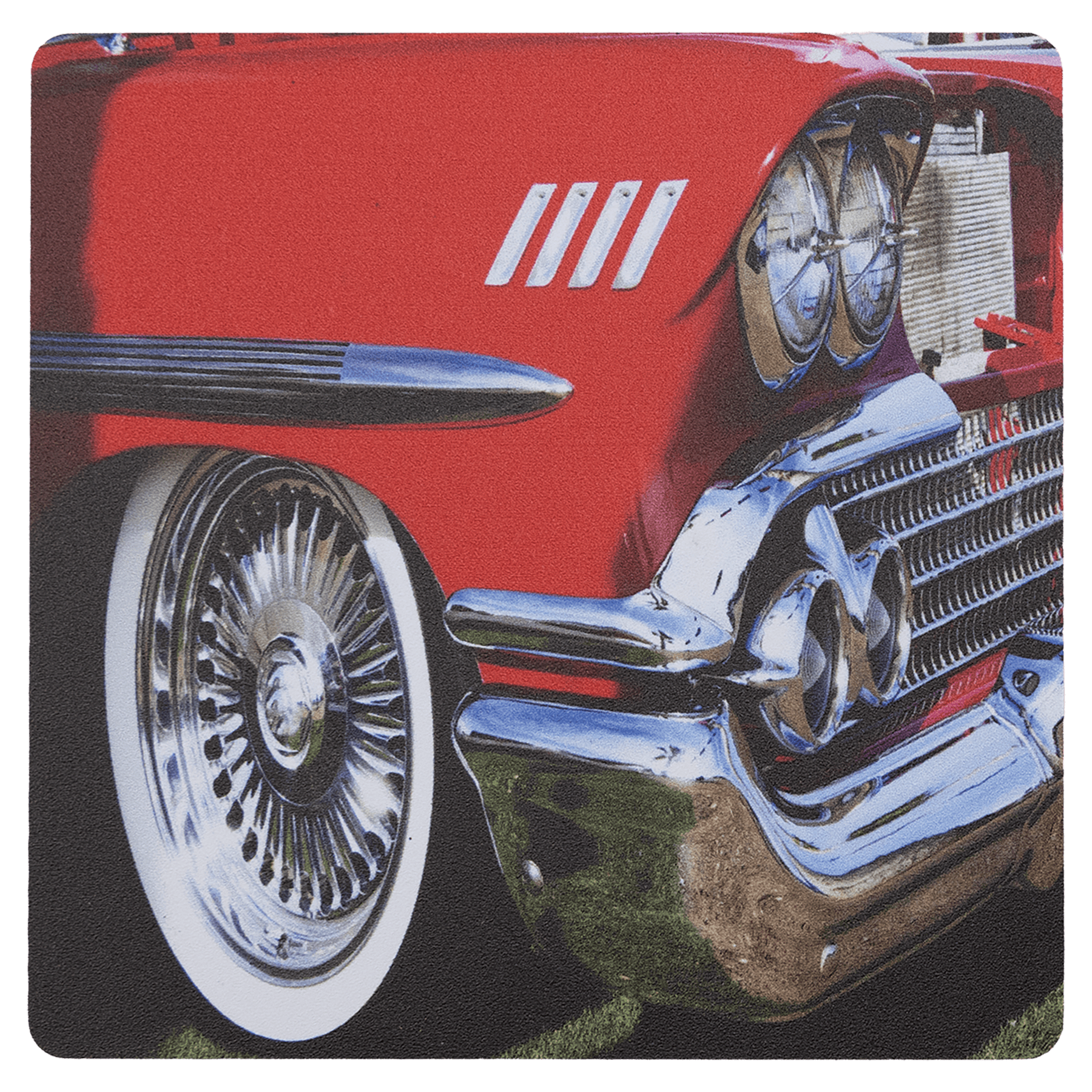 3" Square Kota Pro White UV Print Magnet