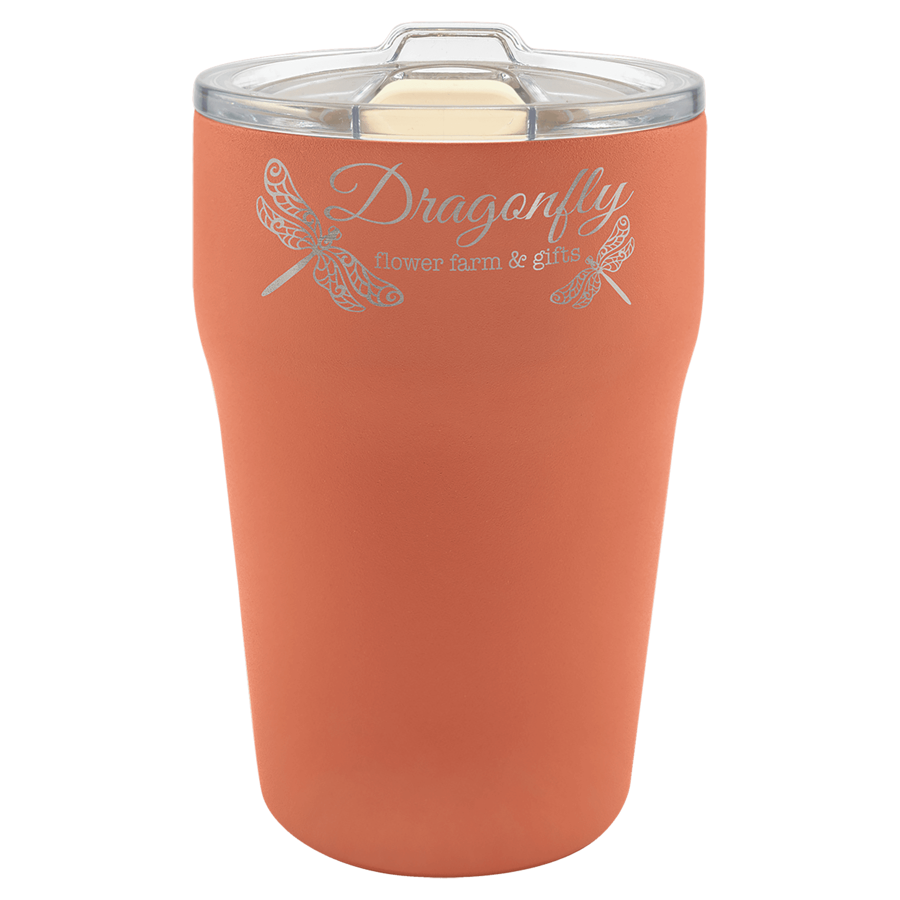 Terracotta 13 oz. Stackable Tumbler with Ceramic Liner and Slider Lid