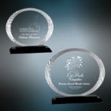 OVAL ACCENT GLS SMPL SET