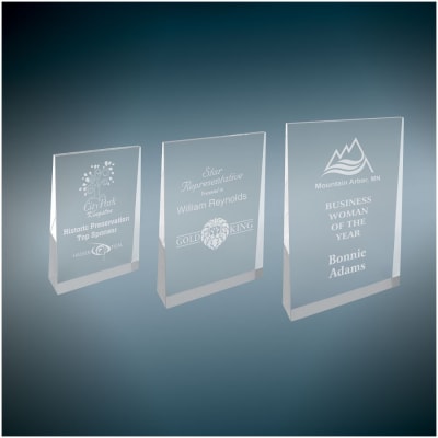 SLV ACRYLC WEDGE SMPL SET