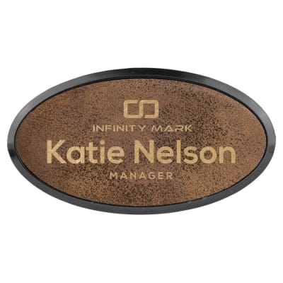 3X1.5″ OVAL RUSTIC BADGE