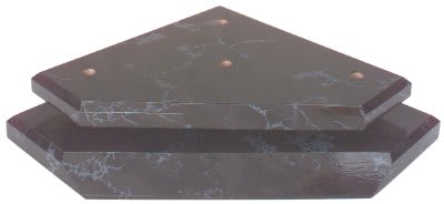 BLK SLANT FRNT 3-POST SET