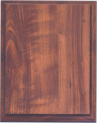 12X15 CHERRY FINISH PLQ