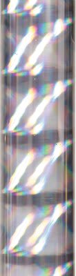 24″ OVAL SLV RAINBW COLUM