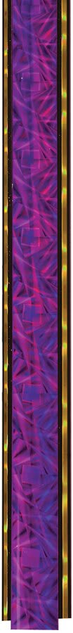 45″RND PURPLE/GOLD DAZZLE