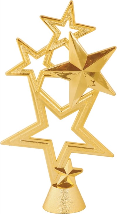 6.5″ GOLD 5 STAR FIGURE