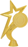 6.5″GOLD 2″ HLD STAR FIG