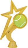 6.5″GOLD STAR TENNIS FIG