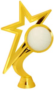 6.5″GOLD STAR VLLYBLL FIG