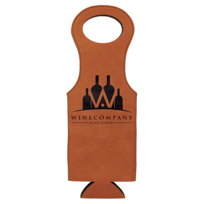 RAWHIDE LSR LTHR WINE BAG