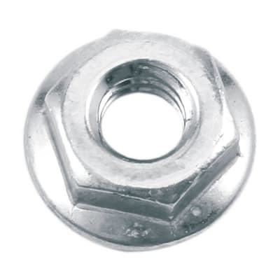 1/4-20 PLTD FLANGE HEXNUT