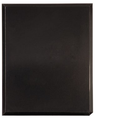 12X15 HI GLOS SLD BLK PLQ