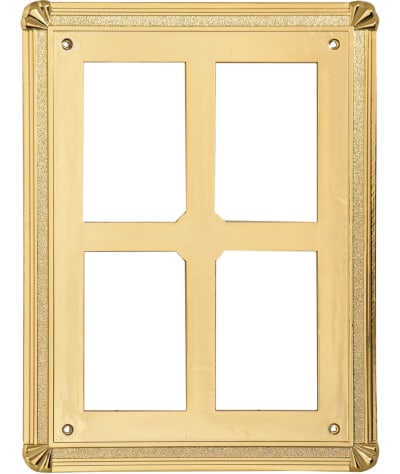 6X8 GLD PLAS PLAQUE FRAME