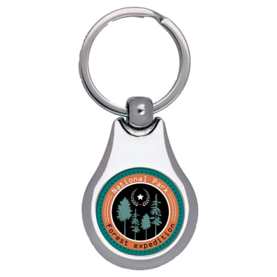 SLV PEAR SUB KEY RING