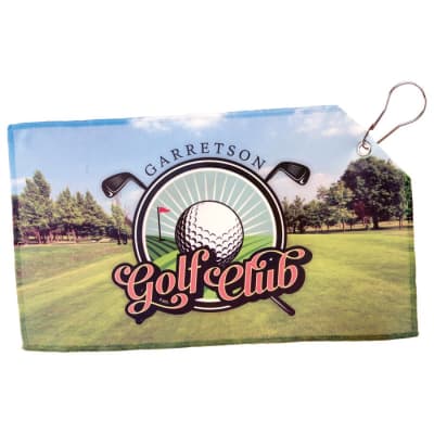 7.5X13 WHT SUB GOLF TOWEL