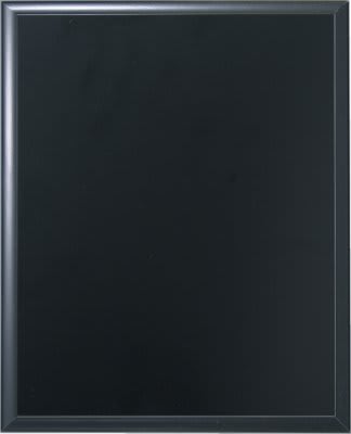 16X20 SOLID BLACK FIN PLQ