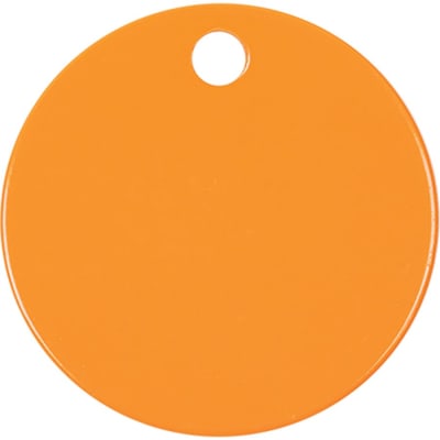 1.5″RND ORANGE INDUST.TAG