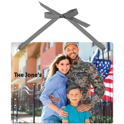 8X10 WALL DECOR W/RIBBON